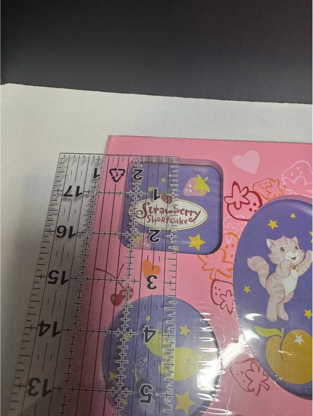 Vintage Strawberry Shortcake Picture Frame 5 Small Photos Pink 2008 - 9.5x7